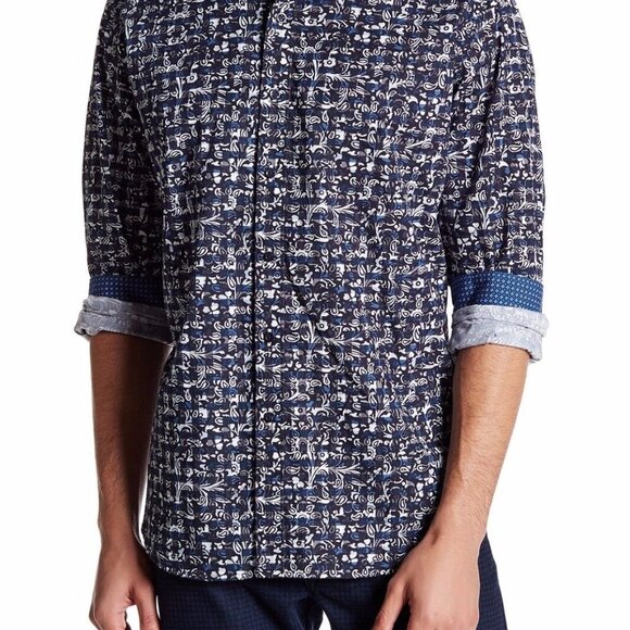 Robert Graham Blue Water Taxis Classic Fit Shirt - Picture 2 of 4